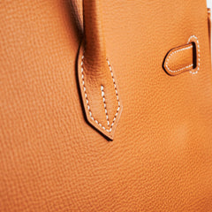 Hermes Birkin 40 Vache Natural Chevre - K Square 2007
