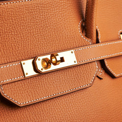 Hermes Birkin 40 Vache Natural Chevre - K Square 2007