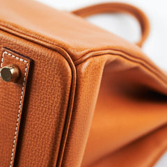 Hermes Birkin 40 Vache Natural Chevre - K Square 2007