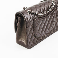 Chanel Medium/Large Classic Double Flap Dark Chocolate