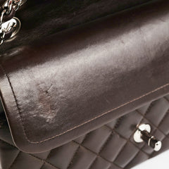 Chanel Medium/Large Classic Double Flap Dark Chocolate
