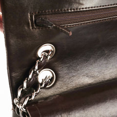 Chanel Medium/Large Classic Double Flap Dark Chocolate