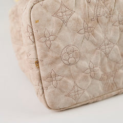 Louis Vuitton PM Monogram Olympe Lambskin Shoulder Pink Beige
