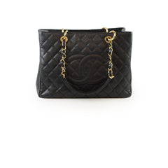 Chanel Grand Shopping Tote GST Caviar Black