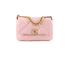 Chanel 19 Small Light Pink Lambskin (microchip)
