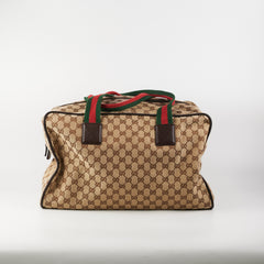 Gucci Monogram Canvas Duffle Bag