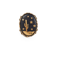Christian Dior Cactus Costume Jewellery Ring Size M