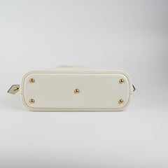 Hermes Bolide 25 Evercolor Blanc/Sesame U stamp (2022)