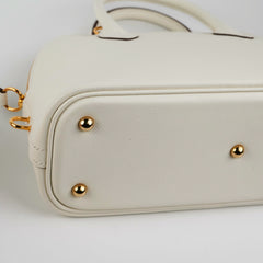 Hermes Bolide 25 Evercolor Blanc/Sesame U stamp (2022)