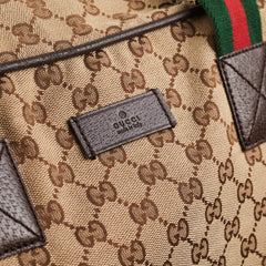 Gucci Monogram Canvas Duffle Bag