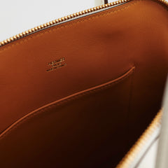 Hermes Bolide 25 Evercolor Blanc/Sesame U stamp (2022)
