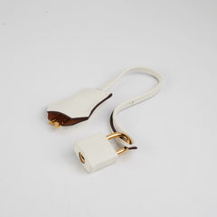 Hermes Bolide 25 Evercolor Blanc/Sesame U stamp (2022)