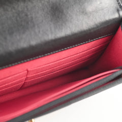 Chanel 19 Wallet On Chain WOC Lambskin Black
