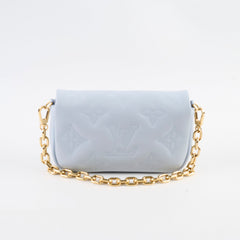 Louis Vuitton Bubblegram Wallet on Strap Blue