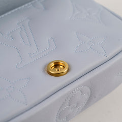 Louis Vuitton Bubblegram Wallet on Strap Blue