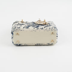 Christian Dior Mini Lady Dior Toile De Joy