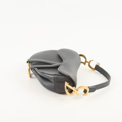 Christian Dior Mini Saddle Black