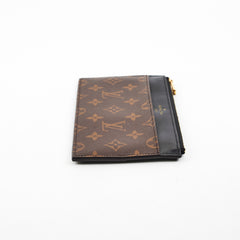 Louis Vuitton Black Monogram Flat Wallet