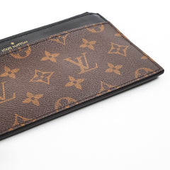 Louis Vuitton Black Monogram Flat Wallet