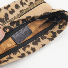 Christian Dior Leopard Cosmetic Pouch