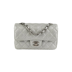 Chanel Mini Rectangular Caviar Silver