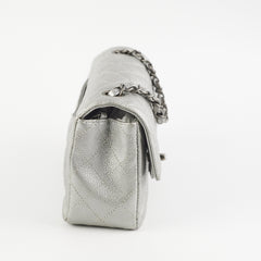 Chanel Mini Rectangular Caviar Silver