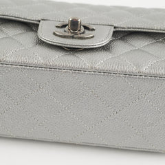 Chanel Mini Rectangular Caviar Silver