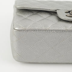 Chanel Mini Rectangular Caviar Silver