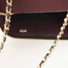 Chanel Lambskin Vanity LGHW Black