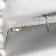 Chanel Mini Rectangular Caviar Silver