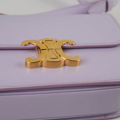Celine Teen Triomphe Shiny Calfskin Light Lilac