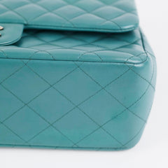 Chanel Classic Jumbo Aqua