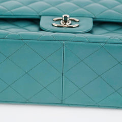 Chanel Classic Jumbo Aqua