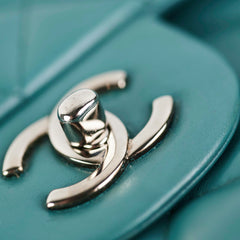Chanel Classic Jumbo Aqua