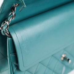 Chanel Classic Jumbo Aqua