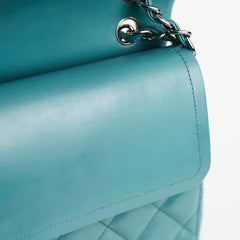 Chanel Classic Jumbo Aqua