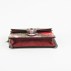 Gucci GG Supreme Blooms Super Mini Dionysus Crossbody Bag