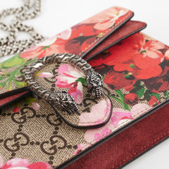 Gucci GG Supreme Blooms Super Mini Dionysus Crossbody Bag