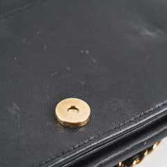 2/7 DOTD- Chanel Chevron Wallet on Chain (WOC) Lambskin Black