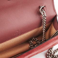 Gucci GG Supreme Blooms Super Mini Dionysus Crossbody Bag