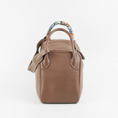 Hermes Lindy 30 Etoupe Q Square Stamp