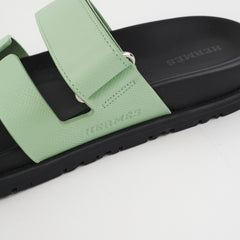 Hermes Vert Jade Sandales Chypre Size 36