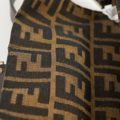 Fendi Baguette Zucca Canvas/Leather Shoulder