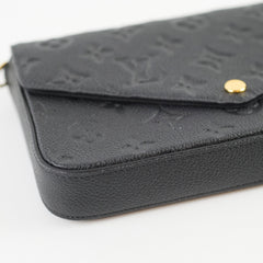 Louis Vuitton Pochette Felicie Black Monogram Empreinte