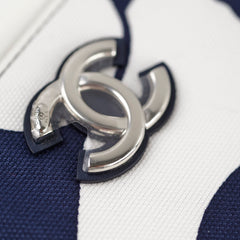 Chanel Coco Beach Backpack Blue/White 31 Series