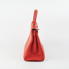 Hermes Kelly 28 Togo Capucine Stamp Q Square (2013)