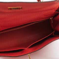 Hermes Kelly 28 Togo Capucine Stamp Q Square (2013)