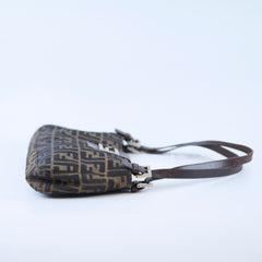 Fendi Zucca Canvas/Leather Shoulder