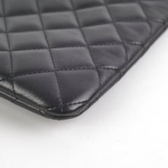 Chanel Small O Case Black Lambskin