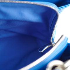 Christina Dior Cannage Leather Shopping Tote Blue